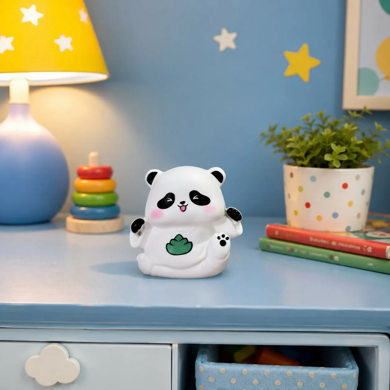 Premium Cute Panda Showpiece Night Light for Kids Room Table & Home Decor - Buy Online at Alikart
