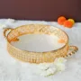 Premium Golden Decorative Basket - Buy Online at Alikart