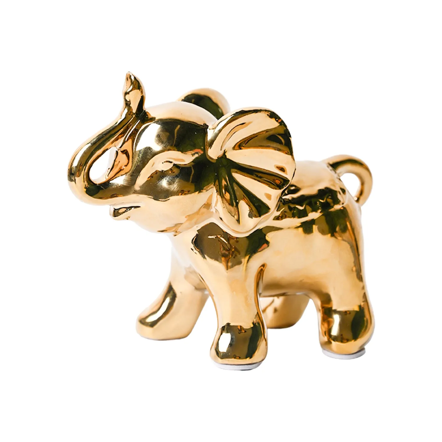Golden Elephant Statue - Detailed Feature View 2
