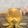Premium Golden Lotus Tea Light Holder - Buy Online at Alikart