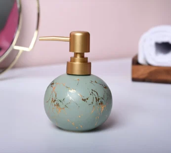 Green Ceramic Soap Dispenser
