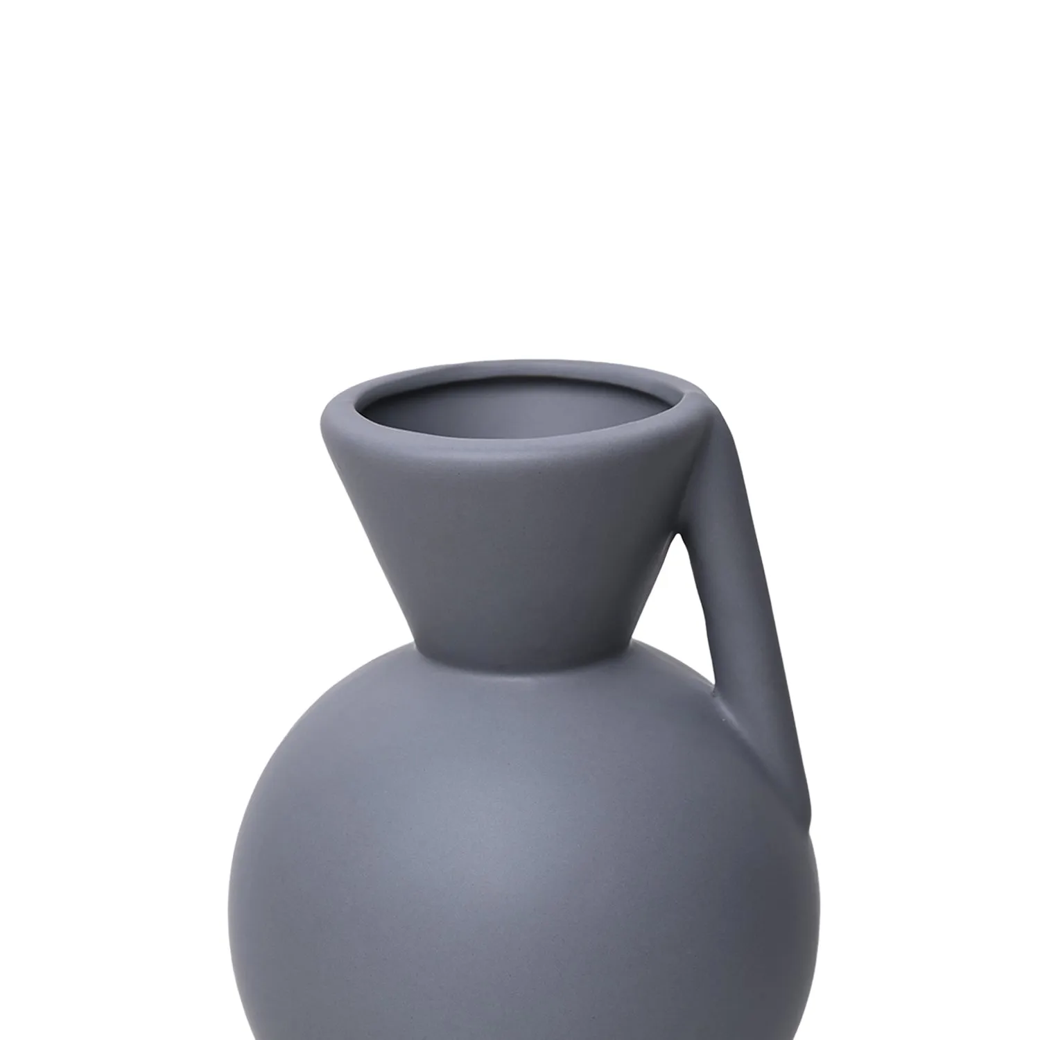 Grey Decorative Vase - Detailed Feature View 3