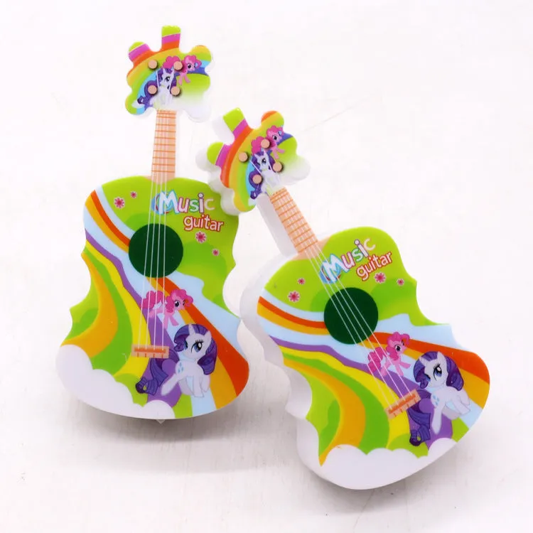 Guitar Shaped LED Night Lamp – Colorful Random Print, Decorative Music-Themed Night Light for Bedroom, Kids, and Living Room(Pack of 1) - Detailed Feature View 4