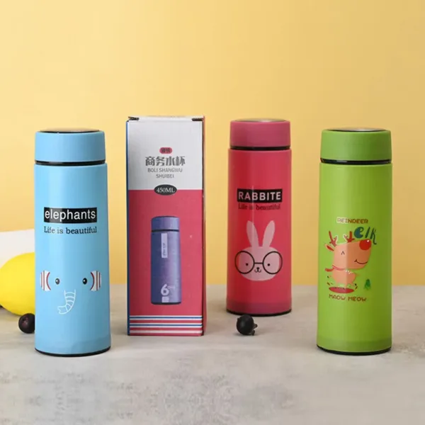 400 ml Travel & Gym Eco-Friendly Reusable Glass Water Bottle – Sports Drinking Bottle (Random Color-Pack of 1)