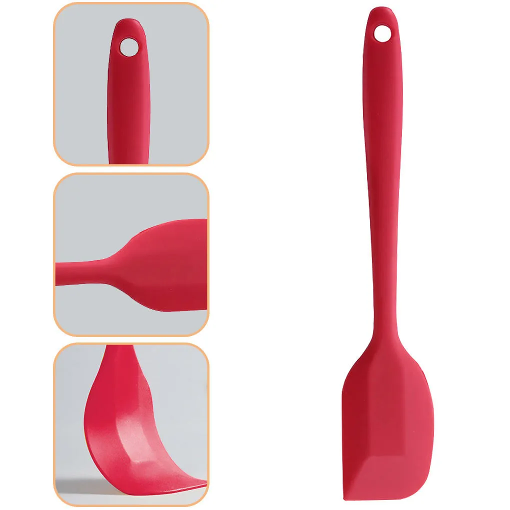 Large Heat-Resistant Silicone Spatula – Food-Grade Baking & Cooking Tool (Random color-Pack of 1) - Detailed Feature View 1