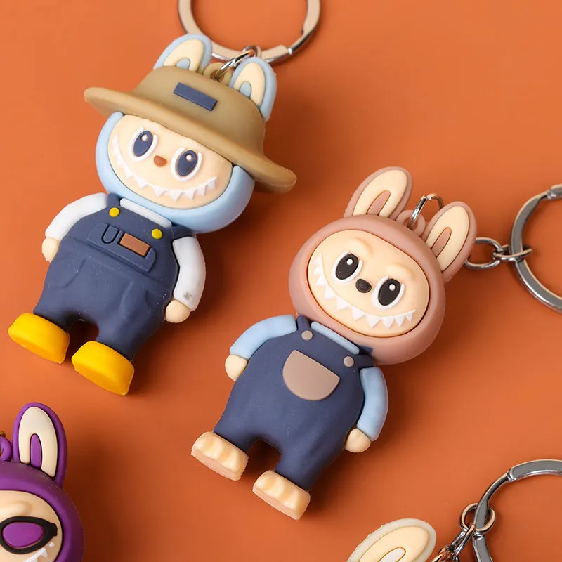Premium Brown Cartoon Keychain – Cute Bag & Key Accessory (Random character-Pack of 1 Pc) - Buy Online at Alikart