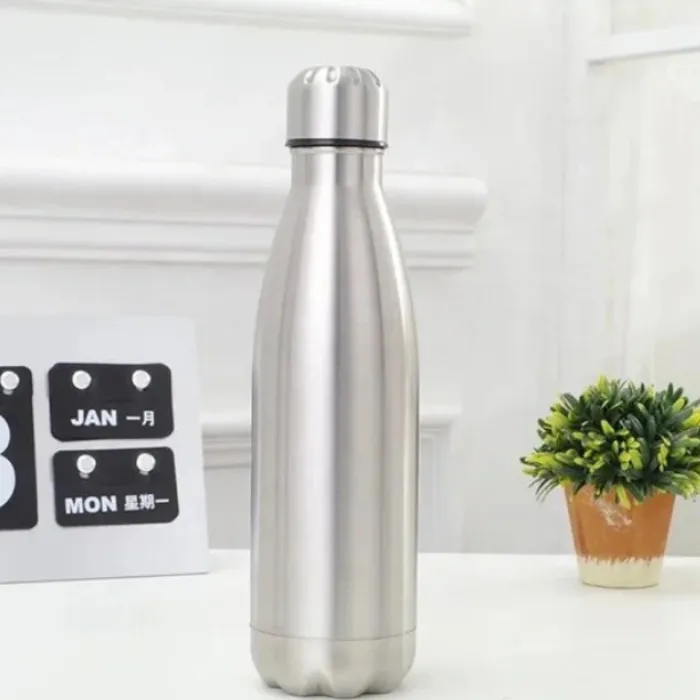 HomeJoy 750ml Hot & Cold Cola Bottle – 12-Hour Cold Water Guarantee, Stainless Steel Water Bottle with Free Bottle Brush - Detailed Feature View 1