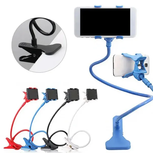 Lazy Bracket Mobile Phone Stand for iPad & Smartphones – Flexible Holder for Video Streaming, Recording & Hands-Free Viewing (Random Color