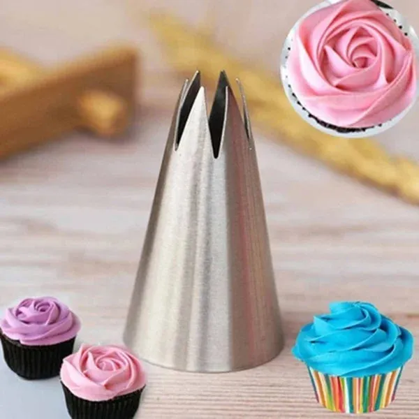 5 Pcs Plastic Cake Nozzle (Same Design) - Detailed Feature View 1