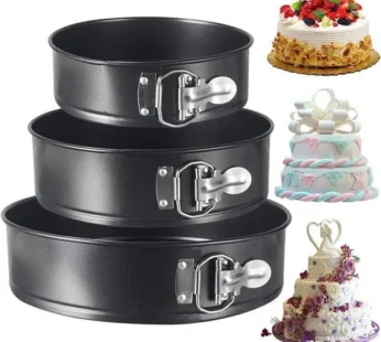 3pcs Round Shape Cake Mould