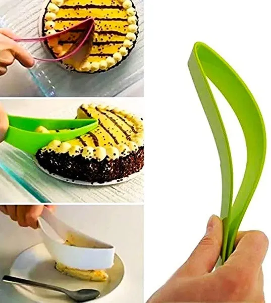 Premium Plastic Cake Server (Random Color) - Buy Online at Alikart