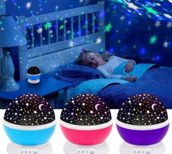 Star Master Galaxy Night Projector Lamp – 360° Rotating LED Starry Sky Projector for Kids’ Bedroom, Home Decor & Night Light (Pack of 1)