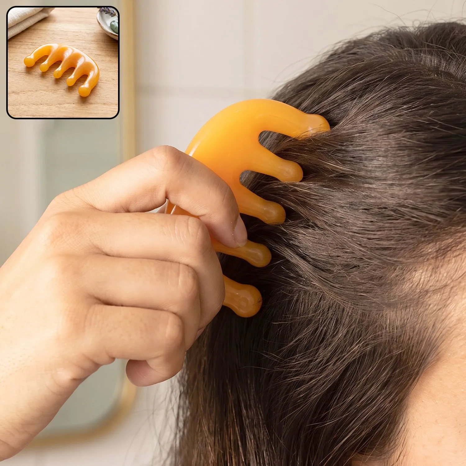 Premium Scalp Relaxing Head Massager Comb – Lightweight & Durable Relief - Buy Online at Alikart