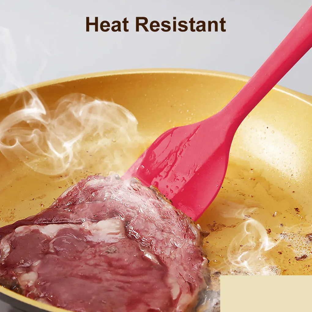 Large Heat-Resistant Silicone Spatula – Food-Grade Baking & Cooking Tool (Random color-Pack of 1) - Detailed Feature View 3