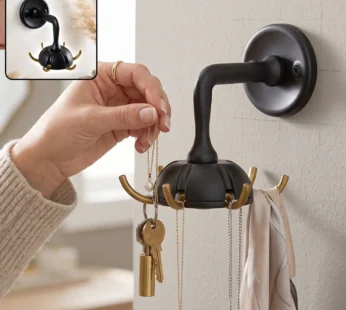 Heavy Duty Wall Mounted Multi Hook for Keys Bags Clothes Jewellery (1 Pc)