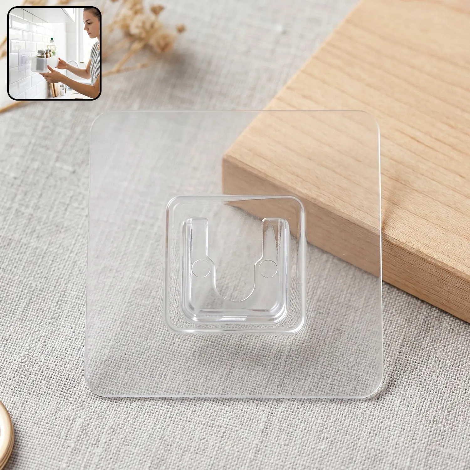 Premium Self-Adhesive Wall Hook – Damage-Free, Waterproof, Strong Grip - Buy Online at Alikart