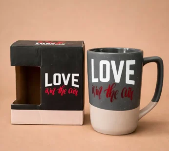 Printed Ceramic Coffee Mug – Romantic Gift with Unique Design