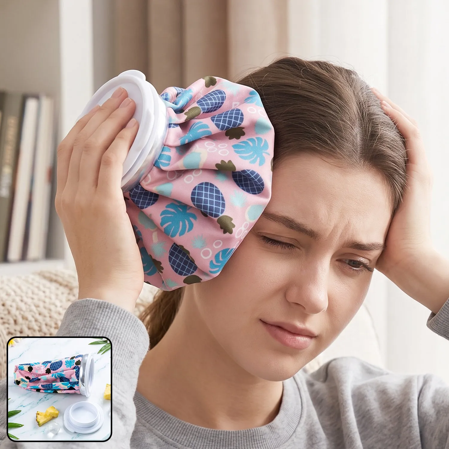 Premium Reusable Ice Bag for Pain Relief Hot Cold Therapy Headache Fever (1 Pc) - Buy Online at Alikart