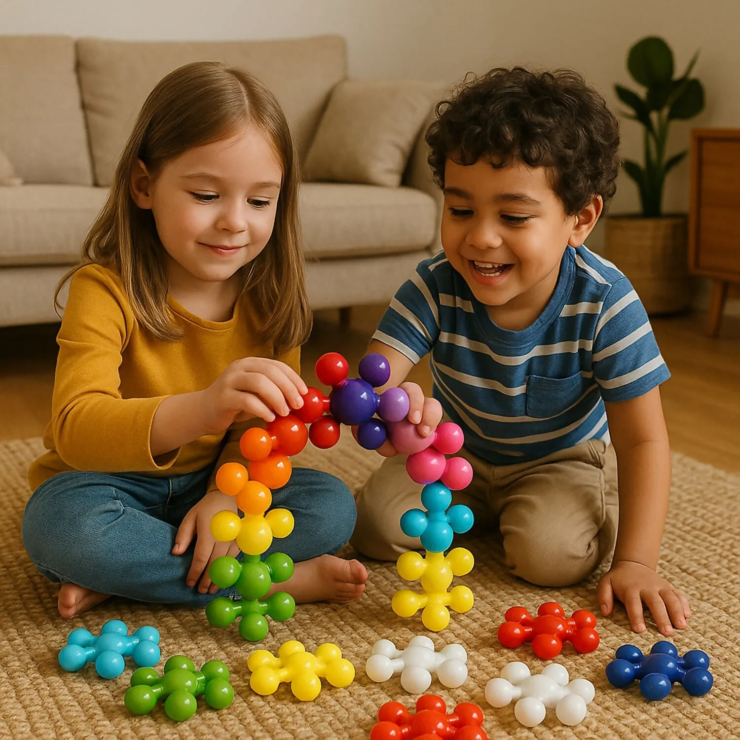 Kids Building Toy – Funskool Star Links Plus 24-Piece Set - Detailed Feature View 5