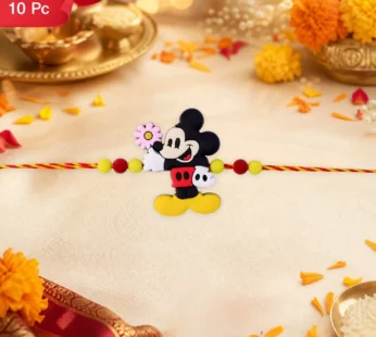 Kids Rakhi Cute Cartoon Mouse Design for Brother (10pcs)