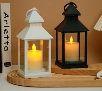 LED Hanging Lantern Lamp[BIG], Acrylic Antique LED Lantern Hurricane Lamp and Wall Hanging Led Candle Light Holder for Home, Living Room, Bedroom for Diwali Decorations