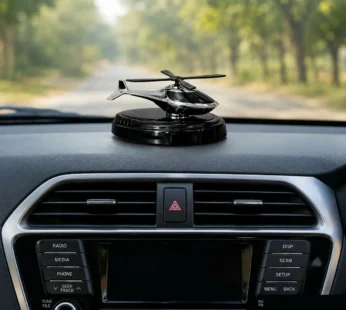 Solar Powered Helicopter Car Dashboard Air Freshener – Rotates in Sunlight