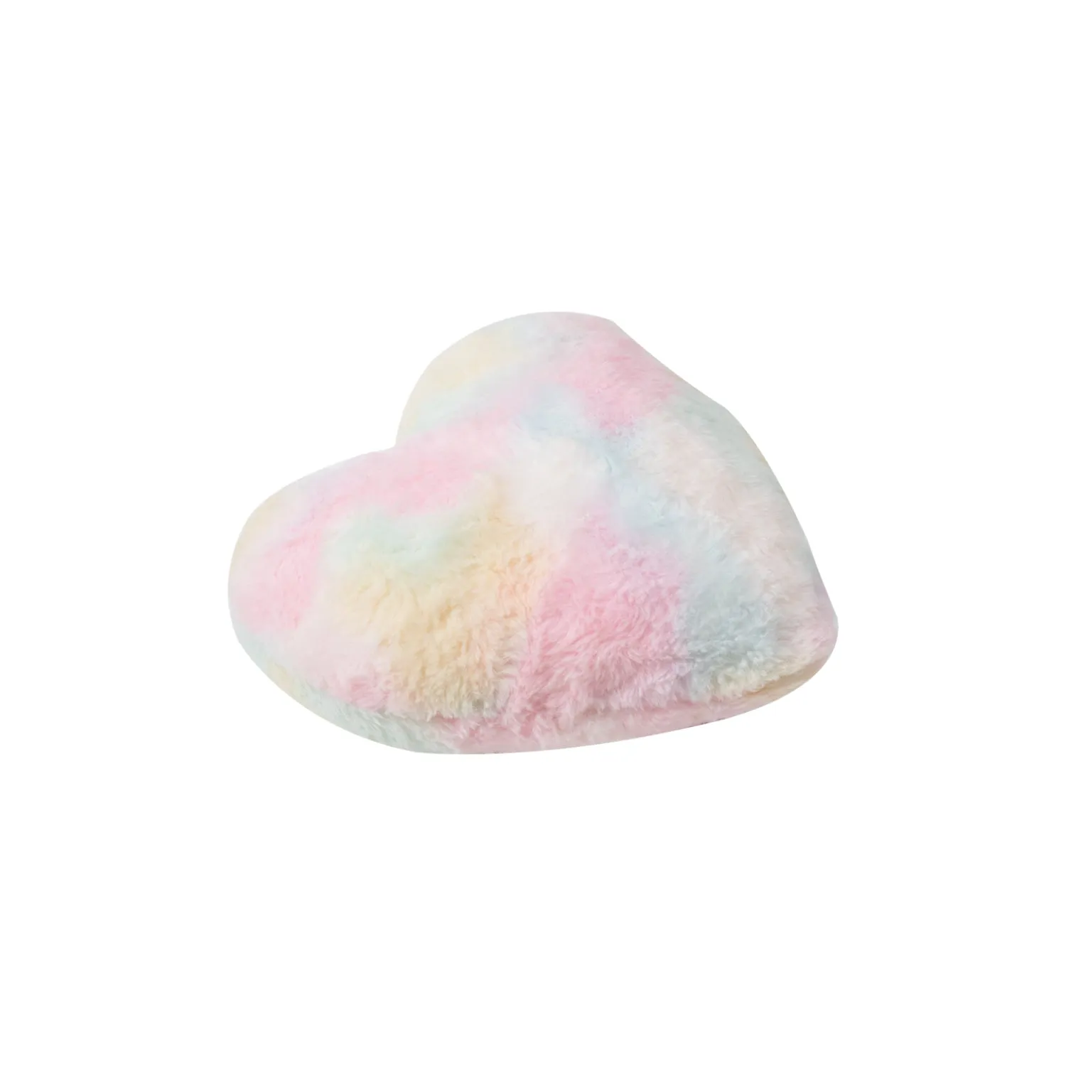 Large Rainbow Heart Cushion - Detailed Feature View 3