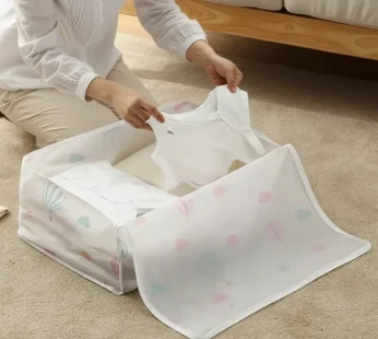 Quilt Storage Bag – Large Size Organizer for Blankets, Quilts, Comforters & Bedding (Pack of 1)