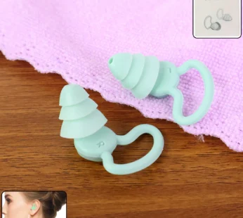 Silicone Noise Reduction Earplugs – Comfortable Triple-Layer Design