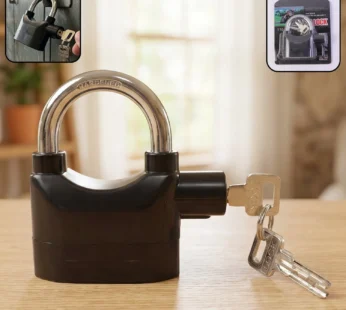 Security Alarm Padlock – Heavy Duty Anti-Theft Lock | Safora