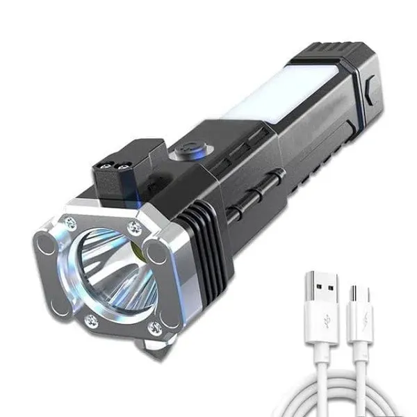 Premium LED 3W Torch Light – Rechargeable Bright Flashlight for Outdoor, Camping, Emergency & Home Use - Buy Online at Alikart