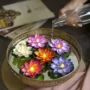 Premium 2Pcs Lotus Flower Shape Sensor LED Light, Smokeless Lotus Flowers Sensor LED Tea Light Unbreakable for Outdoor and Indoor Festival Decoration - Buy Online at Alikart