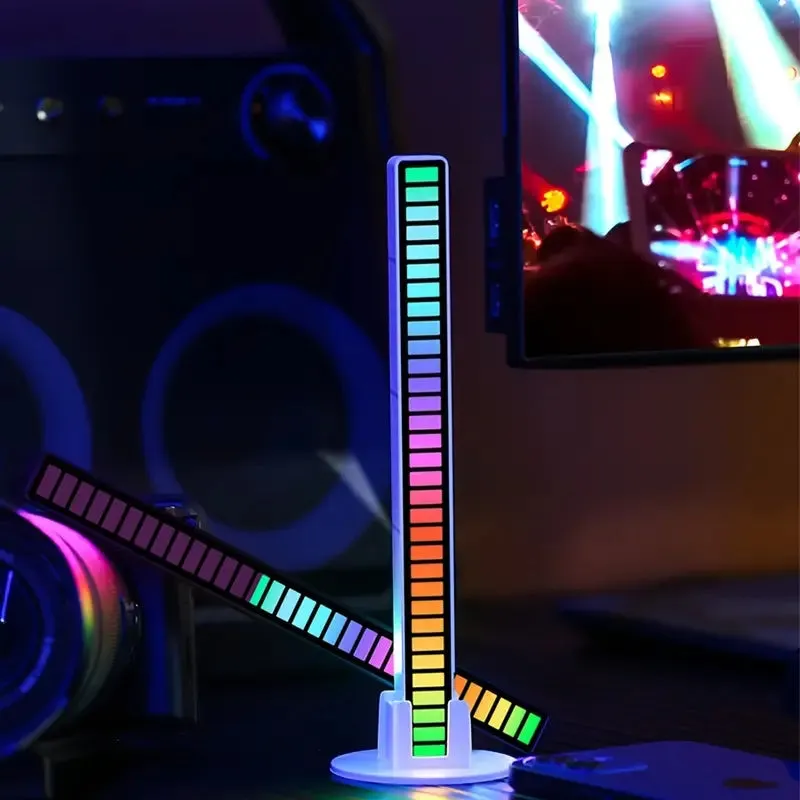Premium RGB Sound Reactive Music Level Light – LED Audio Spectrum Bar for Room & Desktop Decor - Buy Online at Alikart