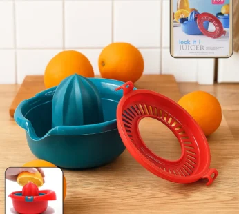Manual Citrus Juicer – Premium Hand Press with Lock & Strainer