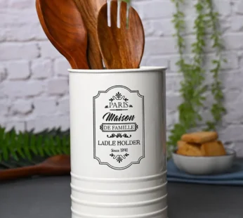 Metal Ladle Holder – ivory