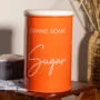 Premium Metal Orange Storage Sugar Jar - 900Ml - Buy Online at Alikart