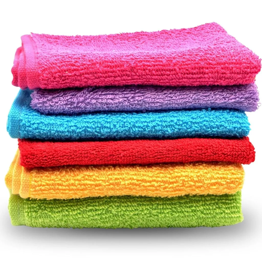 Premium Microfiber Cleaning Cloths 6Pc, Highly Absorbent Cleaning Supplies, Lint Free Cloths for Multiple Use - Buy Online at Alikart