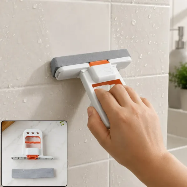 Handheld Mini Sponge Mop Squeeze Cleaner for Kitchen Counter and Gl…