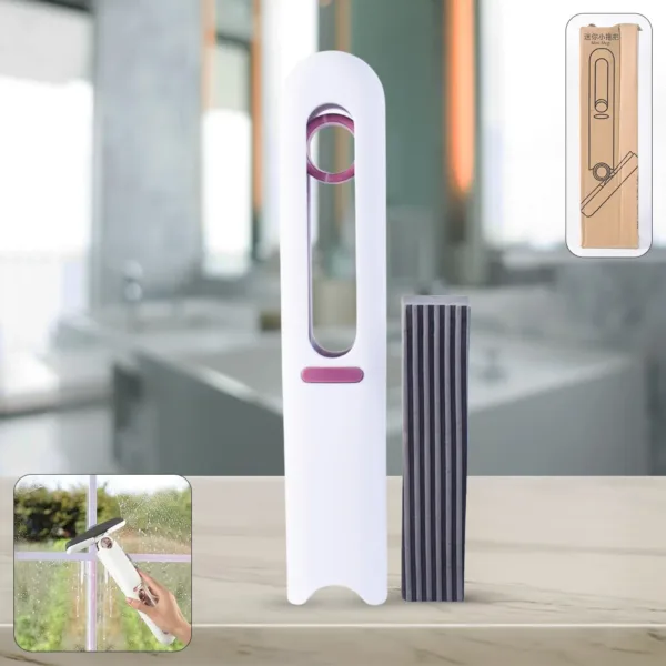 Mini Mop – Portable Self-Squeeze PVA Sponge for Home