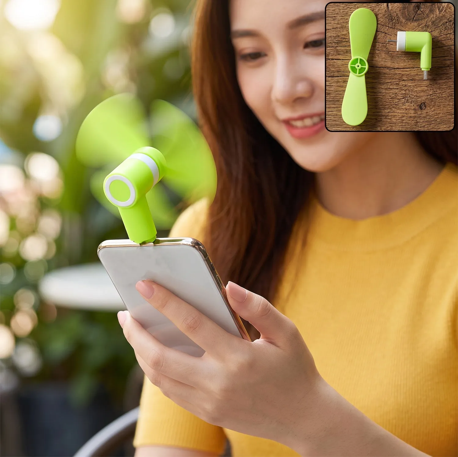 Premium Mini USB Fan Portable Mobile Phone Plug In Cooling Fan Soft Blades (1 Pc) - Buy Online at Alikart