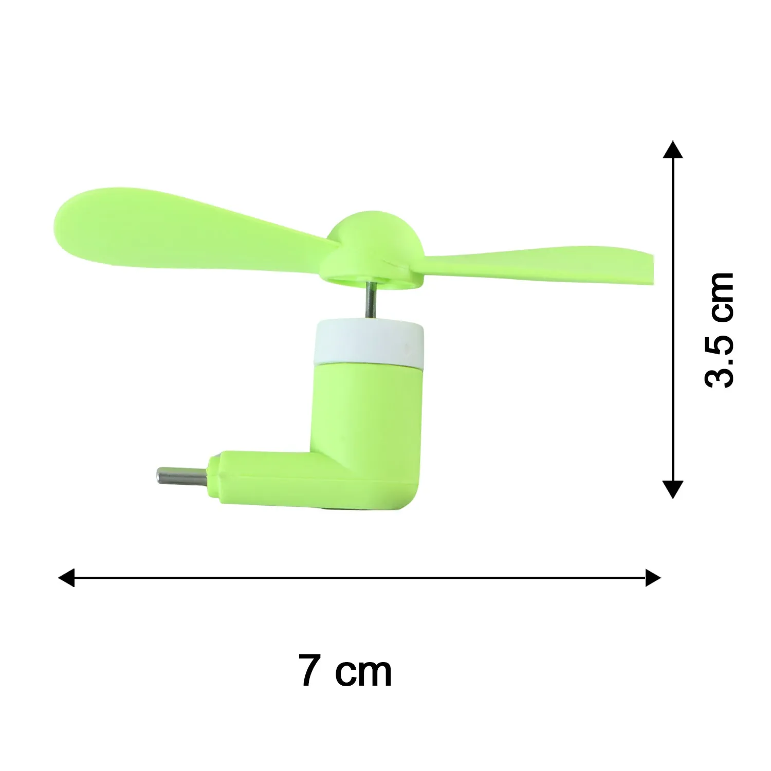 Mini USB Fan Portable Mobile Phone Plug In Cooling Fan Soft Blades (1 Pc) - Detailed Feature View 5