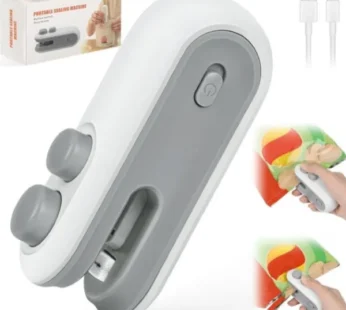 Mini Portable Sealing & Cutting Machine – Handheld Food Packet Sealer- Plastic Bag Sealer for Food