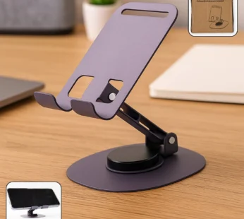 Foldable Mobile Stand – 360° Rotatable & Adjustable