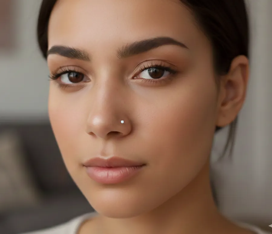 Gold, silver plated Pearl and AD Flat Back Stud Earrings Combo Pack of 4 - Detailed Feature View 3