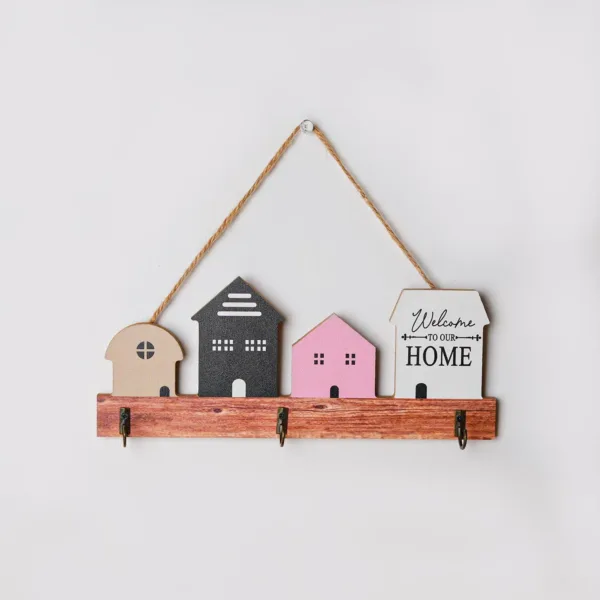 Multi-Color Matte Multi-House Hanging Hooks