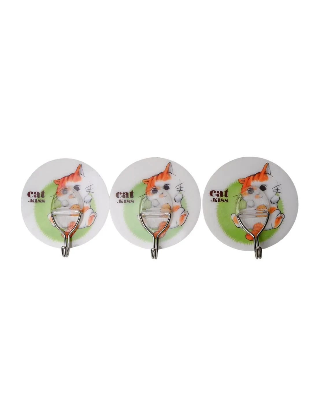 Premium Multipurpose Plastic Self-adhesive 3pc Hooks - Buy Online at Alikart