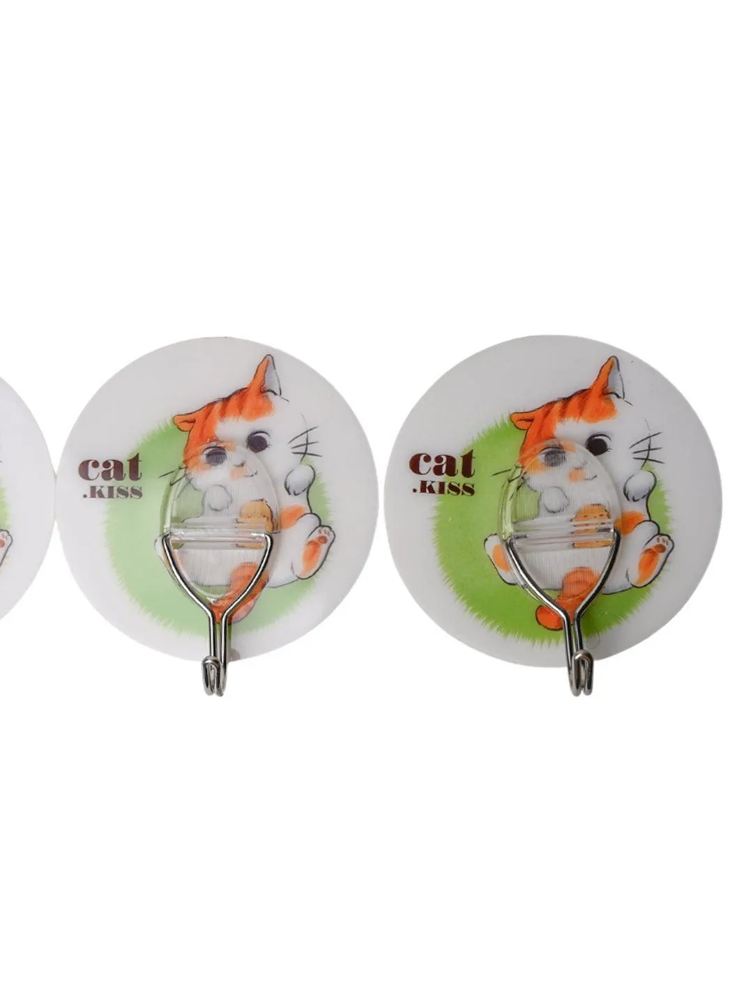 Multipurpose Plastic Self-adhesive 3pc Hooks - Detailed Feature View 1