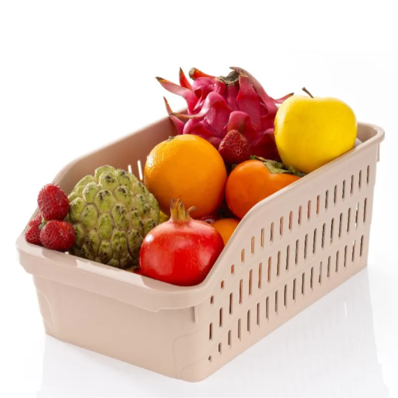 Multipurpose Storage Basket – Plastic Organizer Basket for Kitchen & Home Use (Random color-Pack of 3) - Detailed Feature View 1