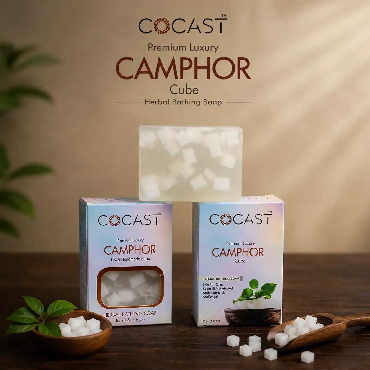 Premium Camphor Herbal Bathing Soap – Refreshing & Natural Cleanser - Buy Online at Alikart