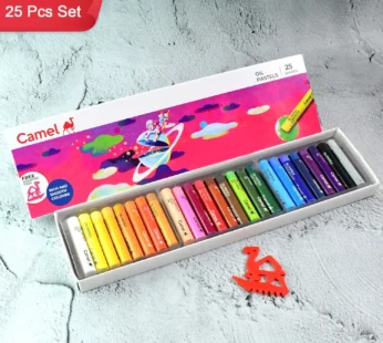 Camel Oil Pastels – Set of 25 Vibrant Shades for Artists